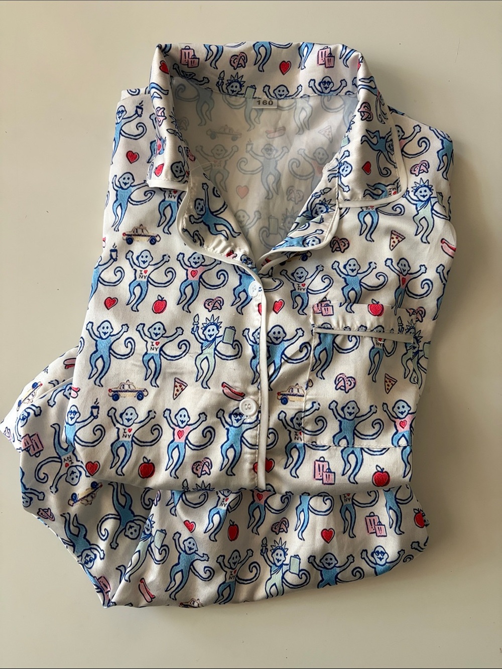 EUC Roller Rabbit NYC Print Amazon Pajama set women’s xxs